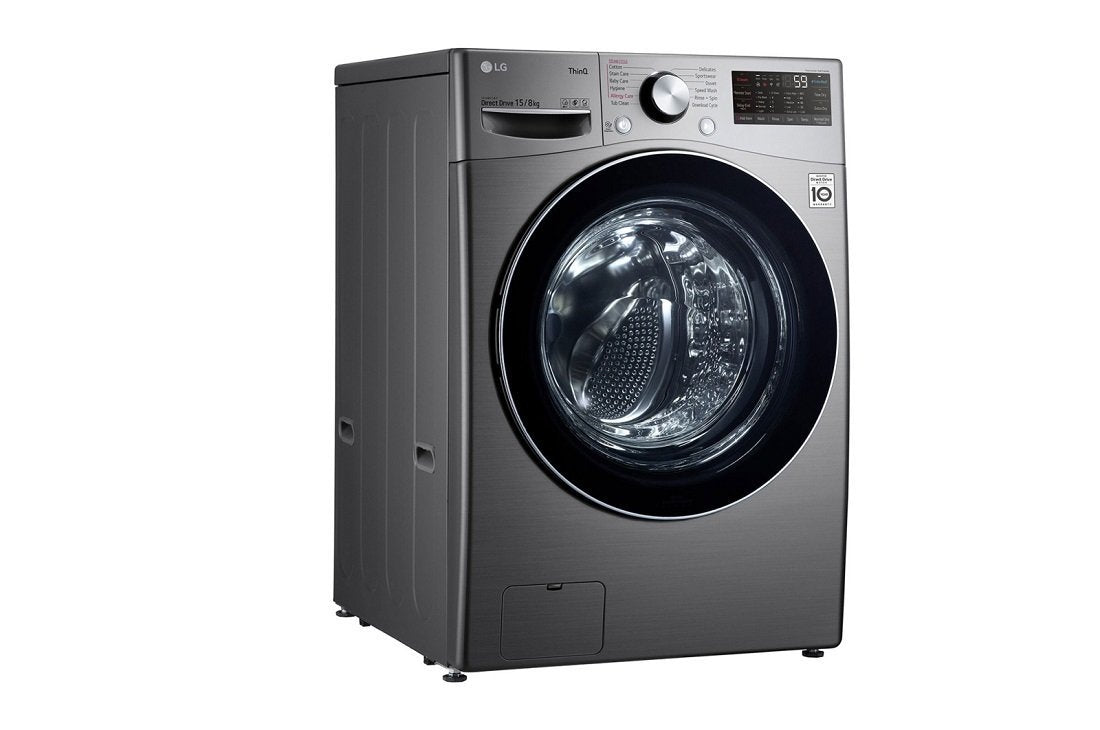 L-G WASHING MACHINE 15/8KG FOL9DGP2S F/L