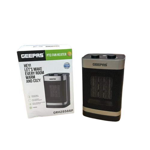 GEEPAS FAN HEATER GRH-28566P BLACK 1500 WATT