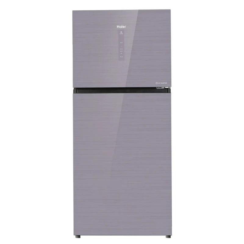 HAIER REFRIGERATOR HRF-418TIFG1U1 (IOT) GRAY INVERTER, GLASS DOOR