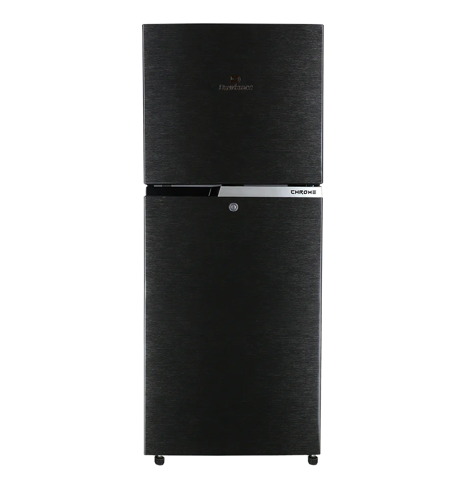 DAWLANCE REFRIGERATOR 91999 CHROME HAIRLINE BLACK