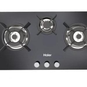 HAIER BUILT IN HOB HCC631DGG 3BURNER GLASS