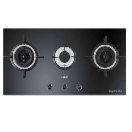 HAIER BUILT IN HOB HCC-QHA9331 3BURNER GLASS 90CM