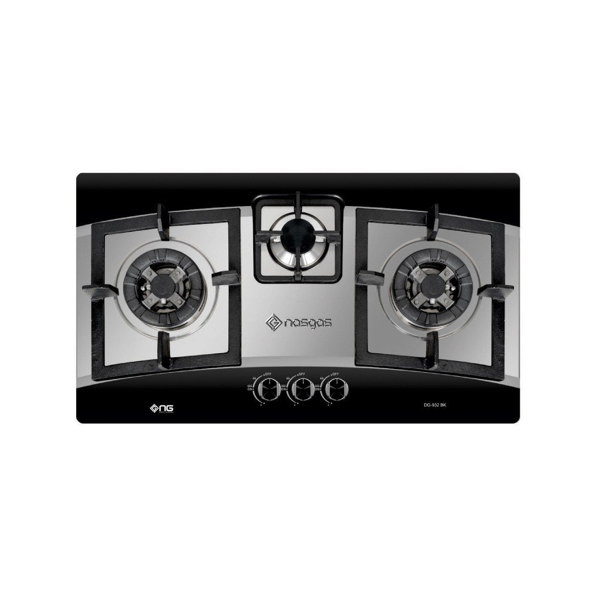 NASGAS BUILT IN HOB DG-932BK