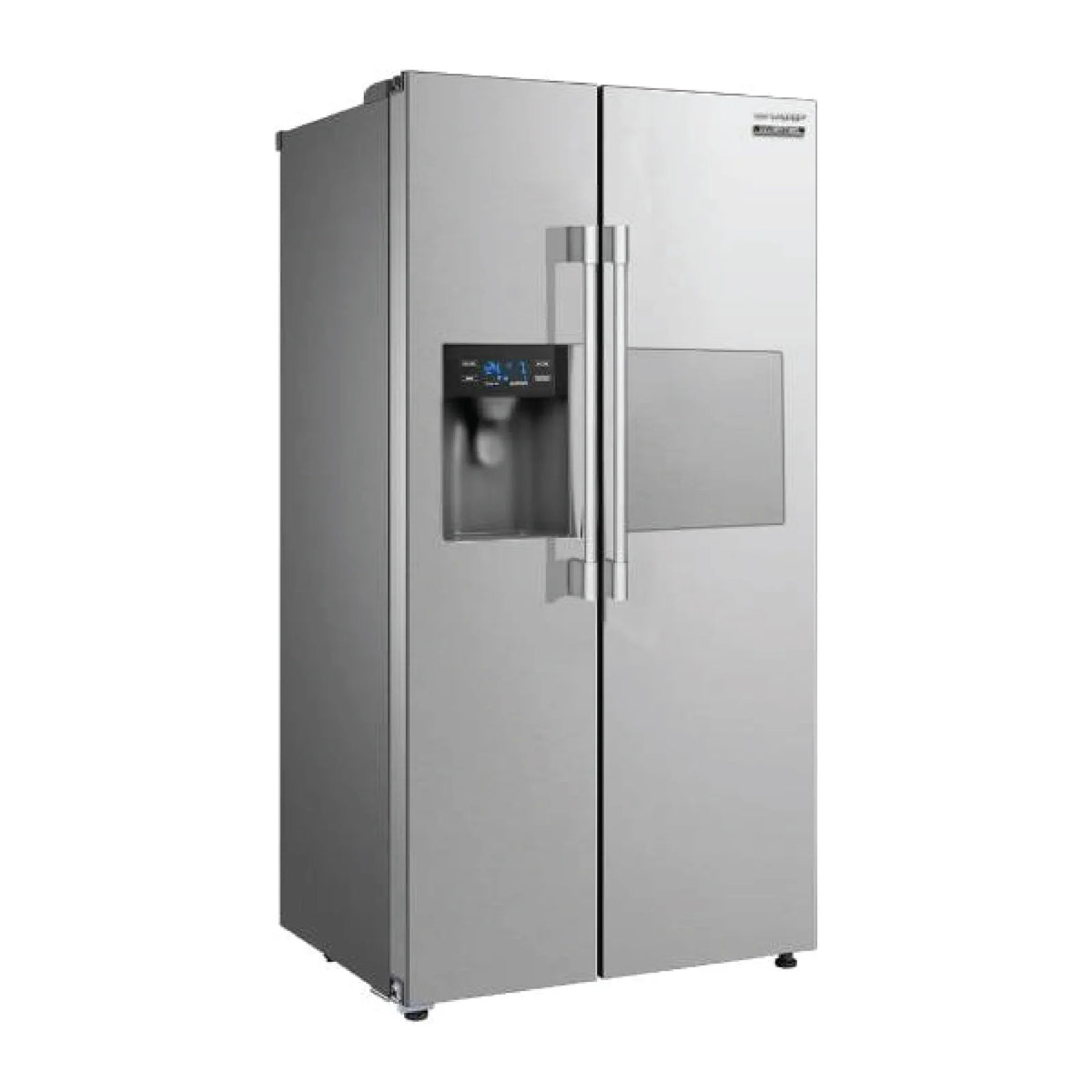 SHARP REFRIGERATOR SIDEBYSIDE SJ-X66ST W/DISP DOOR IN DOOR
