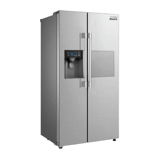 SHARP REFRIGERATOR SIDEBYSIDE SJ-X66ST W/DISP DOOR IN DOOR