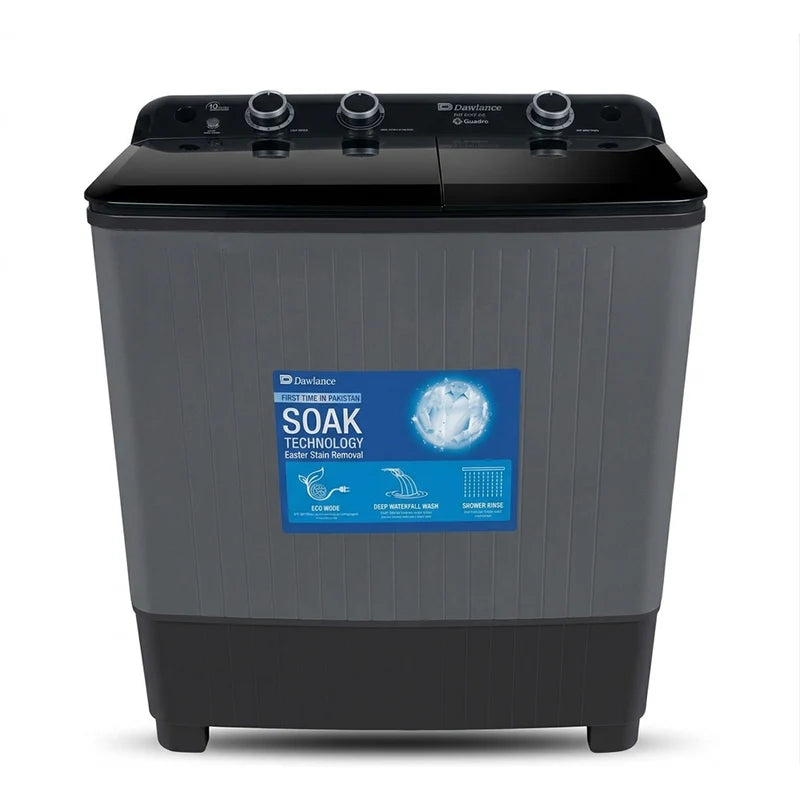DAWLANCE WASHING MACHINE 8KG DW-6570 BLACK / GREY TWIN TUB