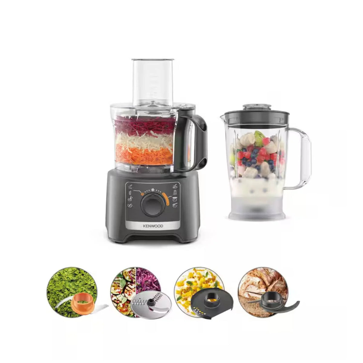 KENWOOD FOOD PROCESSOR FDP05.80GY GREY 750W