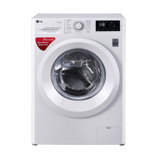 L-G WASHING MACHINE 8KG FH2J3TDNGOP WHITE F/L
