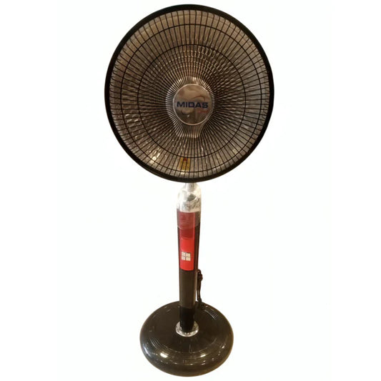 MIDAS ELECTRIC SUN HEATER E3 BLACK WITH REMOTE