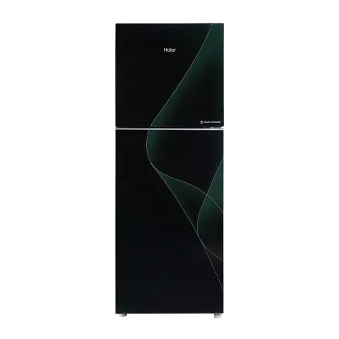 HAIER REFRIGERATOR HRF-276IPGA INVERTER GREEN 246 LTR, GLASS DOOR