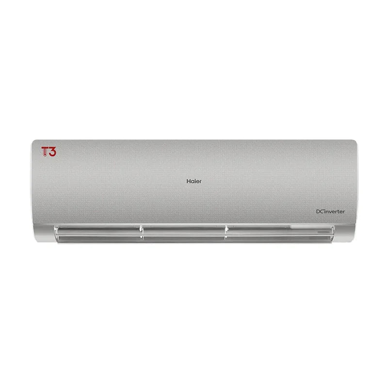 HAIER SPLIT AC 1.1TON INVERTER HSU-13HFS/013WDC(S)-T3 PRO SILVER HEAT/COOL