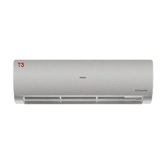 HAIER SPLIT AC 1.1TON INVERTER HSU-13HFS/013WDC(S)-T3 PRO SILVER HEAT/COOL
