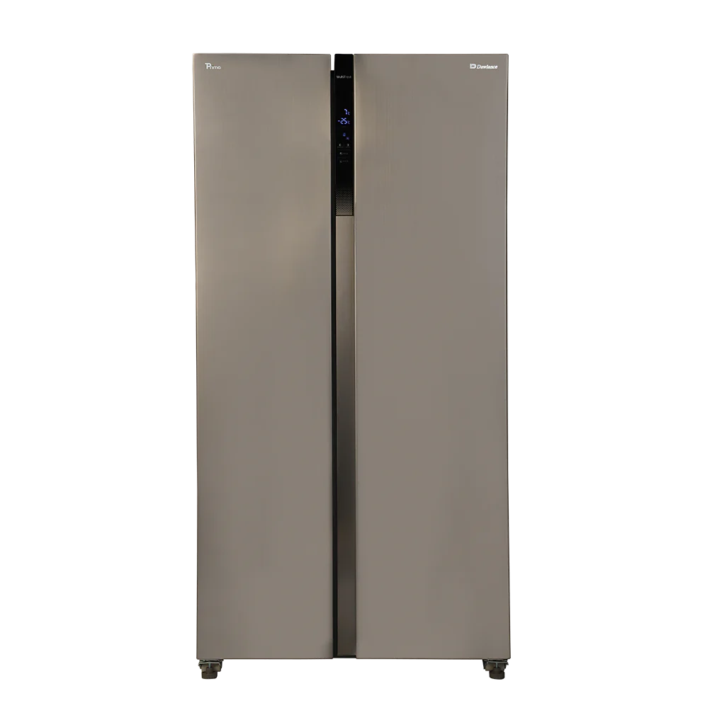 DAWLANCE REFRIGERATOR SIDEBYSIDE DSS-9055 INVERTER INOX DIGITAL DISPLAY