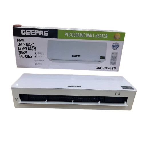 GEEPAS CERAMIC WALL HEATER GRH28563P WHITE