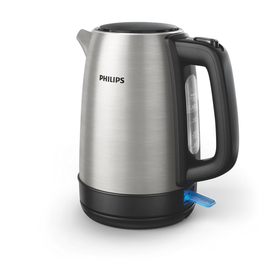 Daily Collection Metal Kettle-Spring Lid, Light indicator HD9350/92