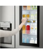 LG side by side refrigerator with knock