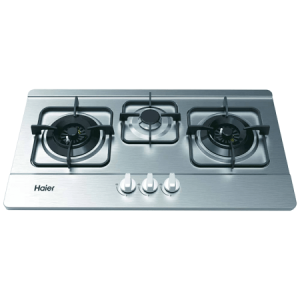 Haier HCC630DGS Hob Blue Flame 3Burnner SS