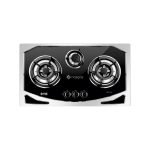 Nasgas DG-931 BK Steel Top Hobs