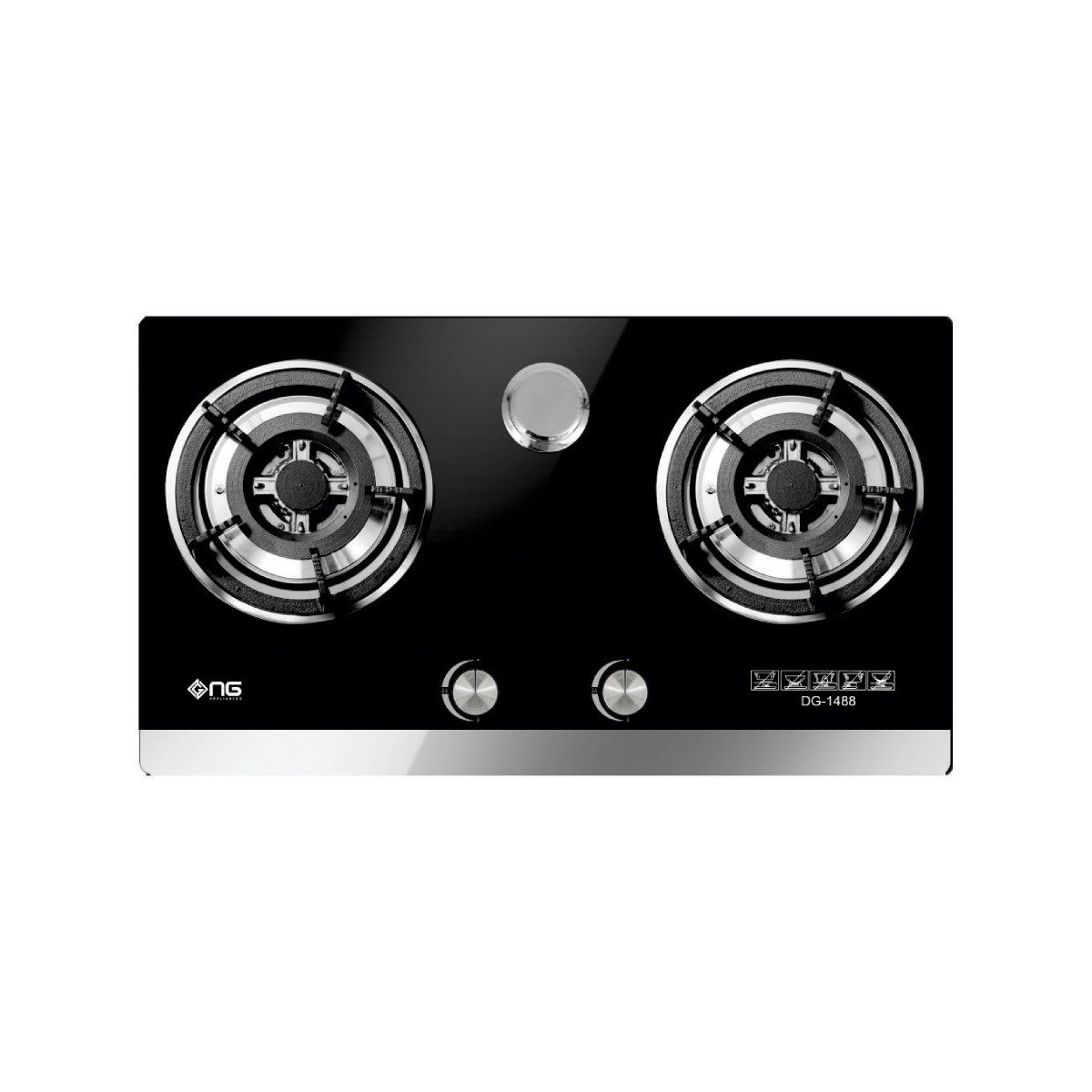 Nasgas DG-GN2 Glass Top Hobs