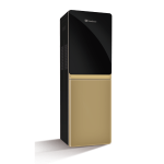 Dawlance 1051 Glass Door Champagne With Refrigerator