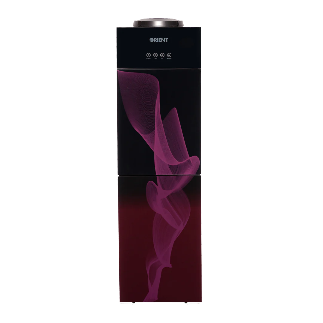 Crystal 3 Taps Purple Glass Door Water Dispenser Crystal 3 Taps Purple Glass Door Water Dispenser