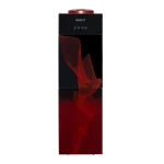 Crystal 3 Taps Red Glass Door Water Dispenser