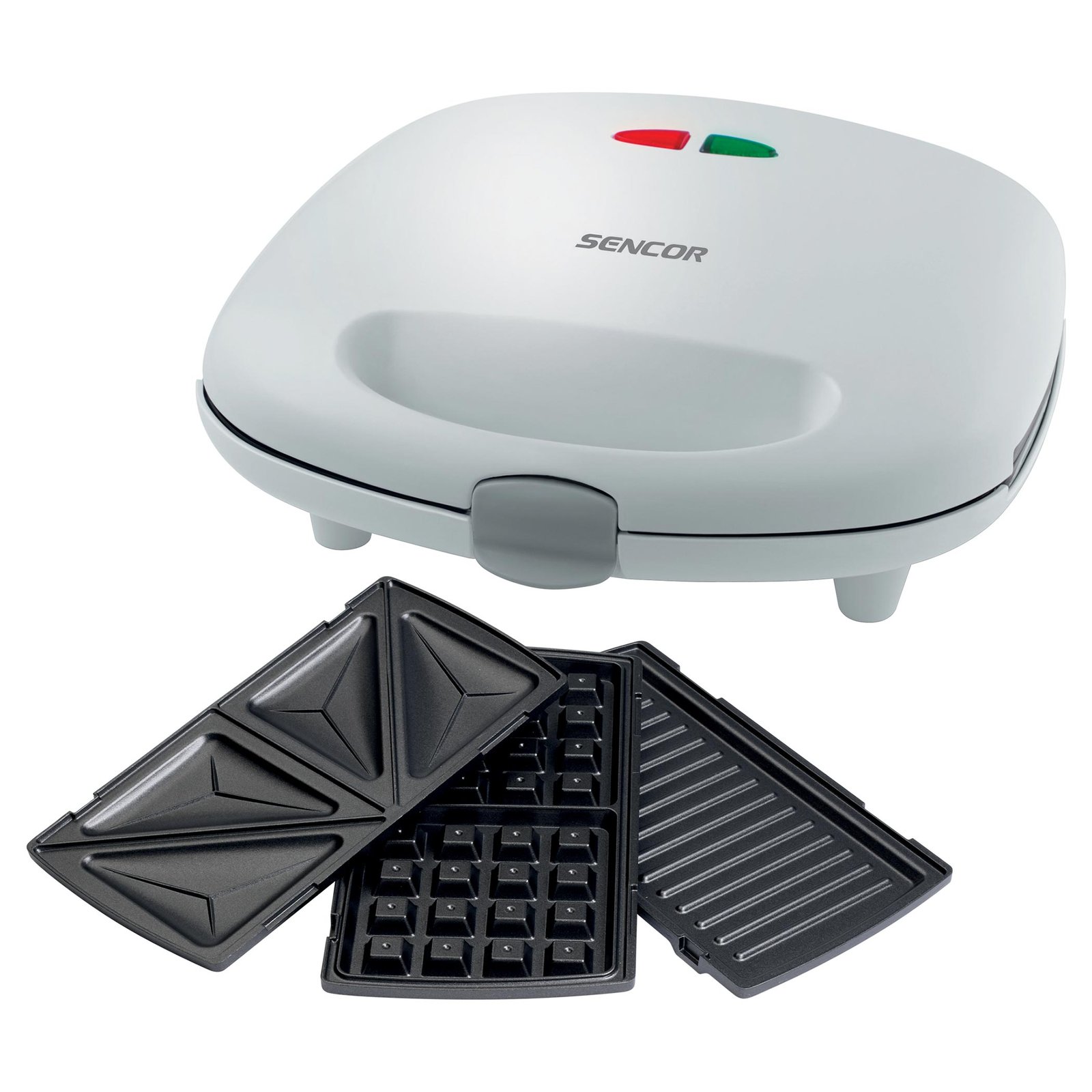 SENCOR SANDWICH MAKER SSM9300 WITH 3 PLATES, 700W SENCOR SANDWICH MAKER SSM9300 WITH 3 PLATES, 700W