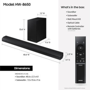 SAMSUNG SOUND BAR HW-B650