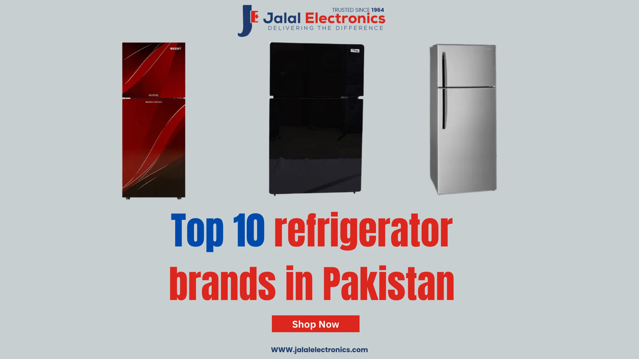 Top 10 refrigerator brands in Pakistan