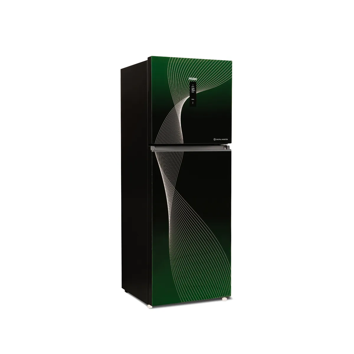 HAIER REFRIGERATOR HRF-346IFGA GREEN 316LTR GLASS HAIER REFRIGERATOR HRF-346IFGA GREEN 316LTR GLASS