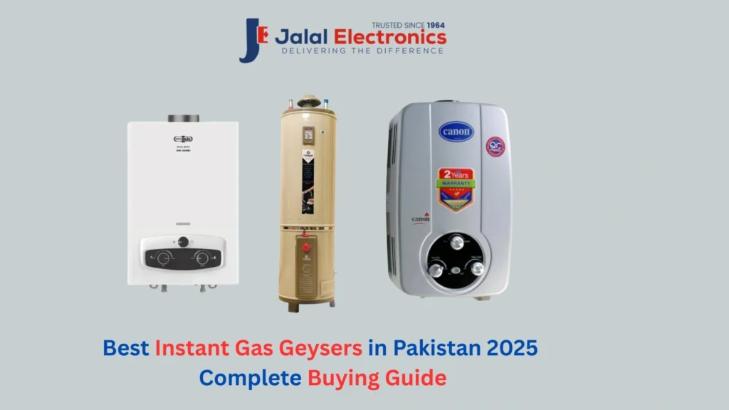 Best Instant Gas Geysers in Pakistan 2025