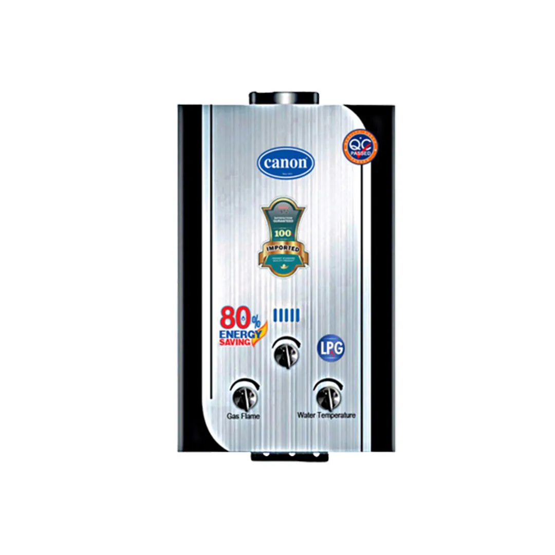 Canon-602-Instant-Gas-Water-Geyser-Stainless-Steel CANON INSTANT GAS GYSER CA-602PD NATURAL GAS - Image 1