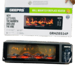 GEEPAS CERAMIC WALL HEATER GRH28563P WHITE Remote Control,1200/2000W