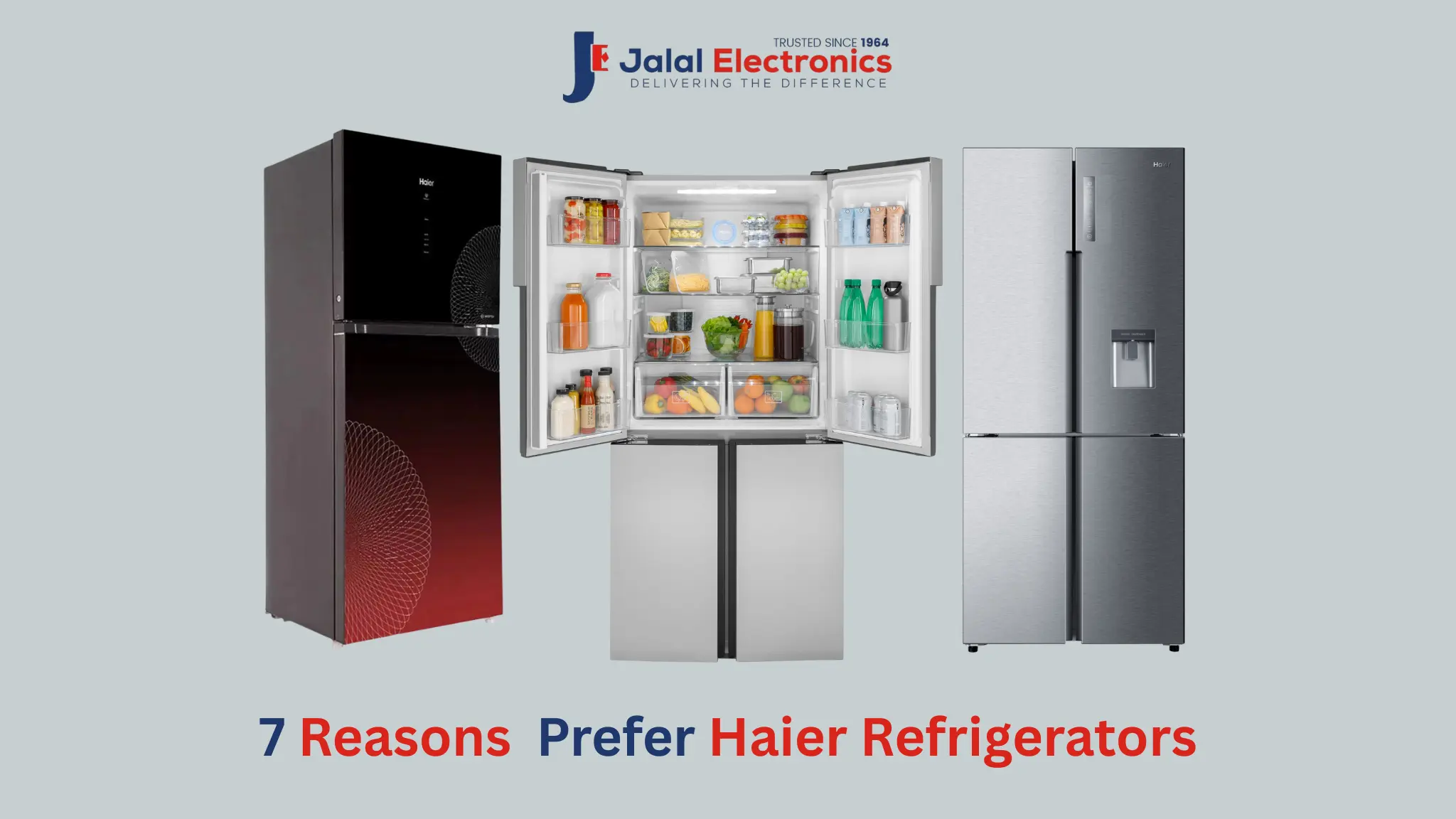 7 Reasons Prefer Haier Refrigerators