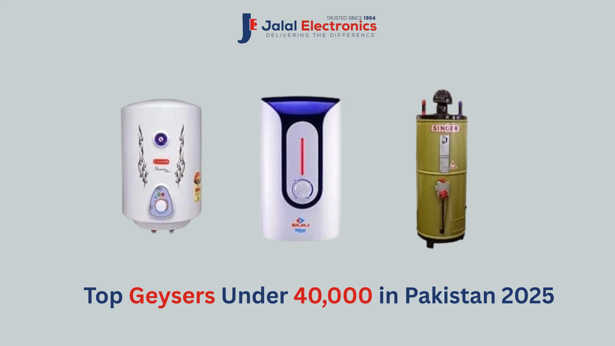 Top Geysers Under 40,000 in Pakistan 2025