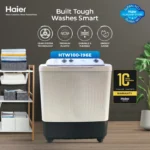 HAIER WASHING MACHINE 10KG HWM100-196E WHITE SEMI AUTOMATIC